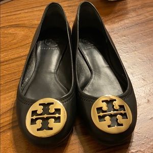 Tory Burch Reva Flat black/gold